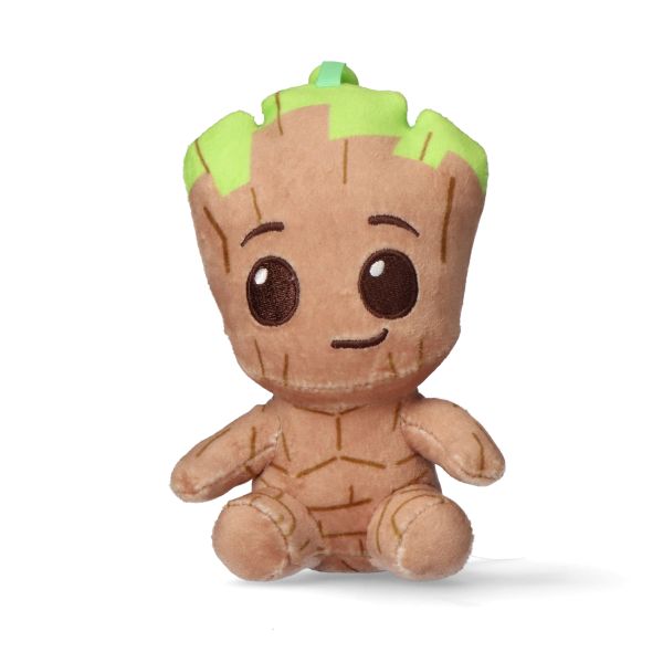 (Mis 0) GUARDIANI DELLA GALASSIA  Groot – Portachiavi Peluche 12cm c/Bagclip…x12…x24